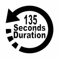 135 seconds