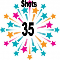35 shots