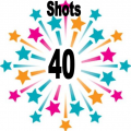 40 shots