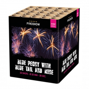 Blue Gender Reveal Firework From Cardiff Fireworks