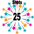 25 shots