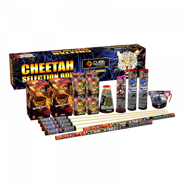 Cheetah Selection Box From Cube Fireworks