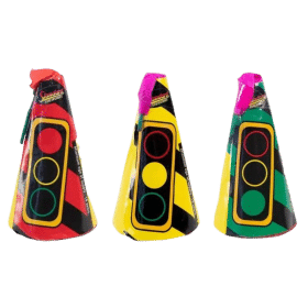 Traffic Light Fountains From Standard Fireworks